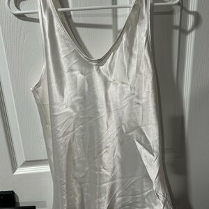 Vintage Sears White Cami Size Large
